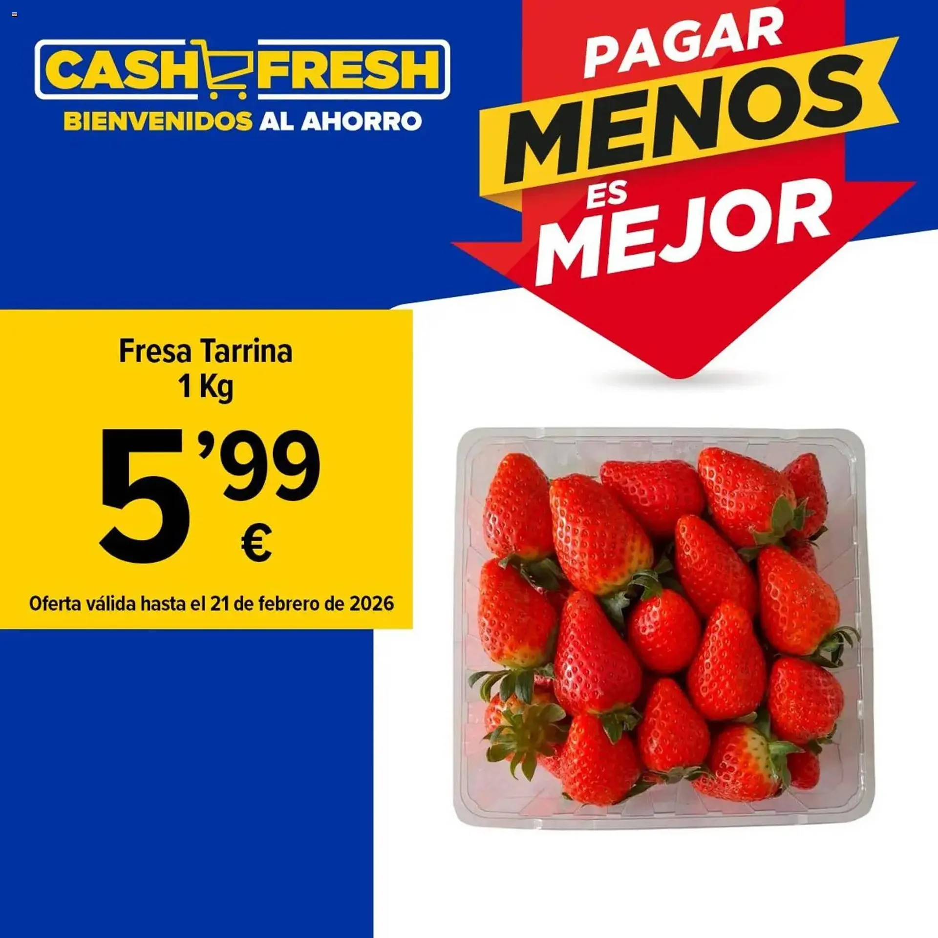 Catálogo de Folleto Cash Fresh 17 de febrero al 21 de febrero 2026 - Página 1