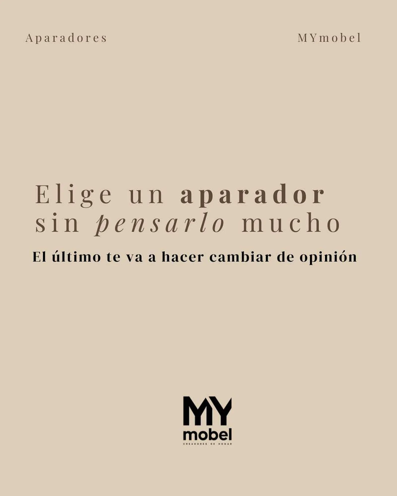 Catálogo de Folleto MyMobel 6 de abril al 26 de abril 2026 - Página 1