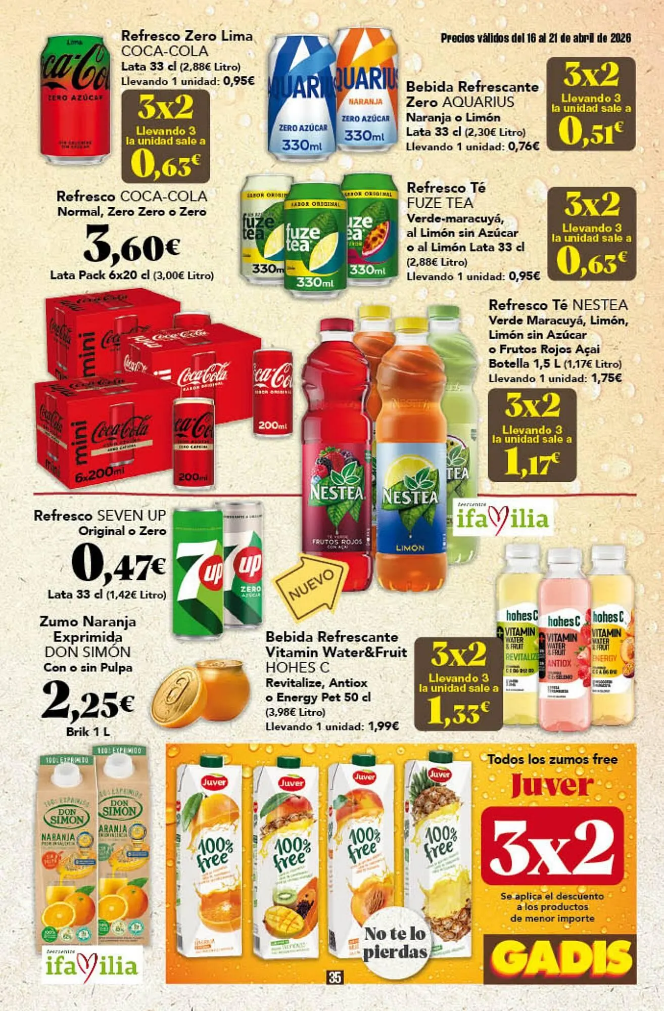 Catálogo de Folleto Gadis 16 de abril al 21 de abril 2026 - Página 35