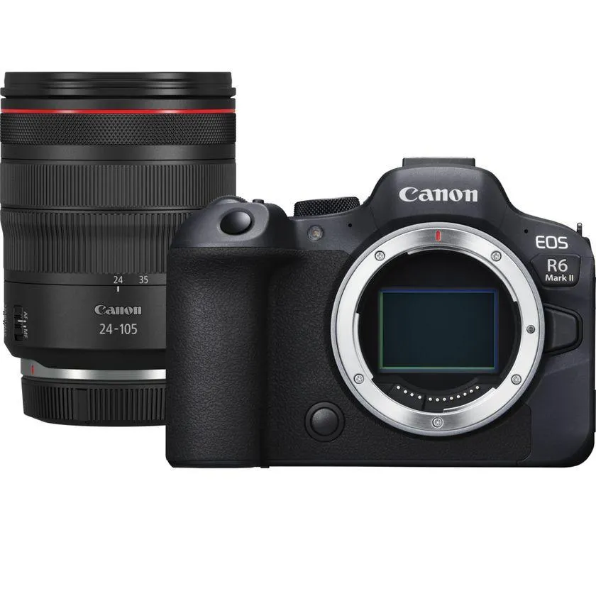Canon EOS R6 Mark II spiegellose Kamera und RF 24-105mm F4 L IS USM Objektiv