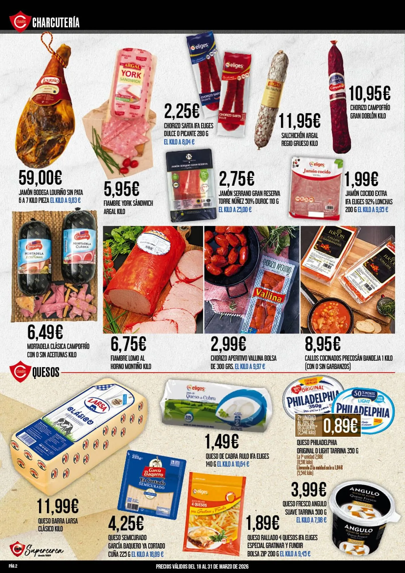 Catálogo de Folleto Claudio 18 de marzo al 31 de marzo 2026 - Página 2