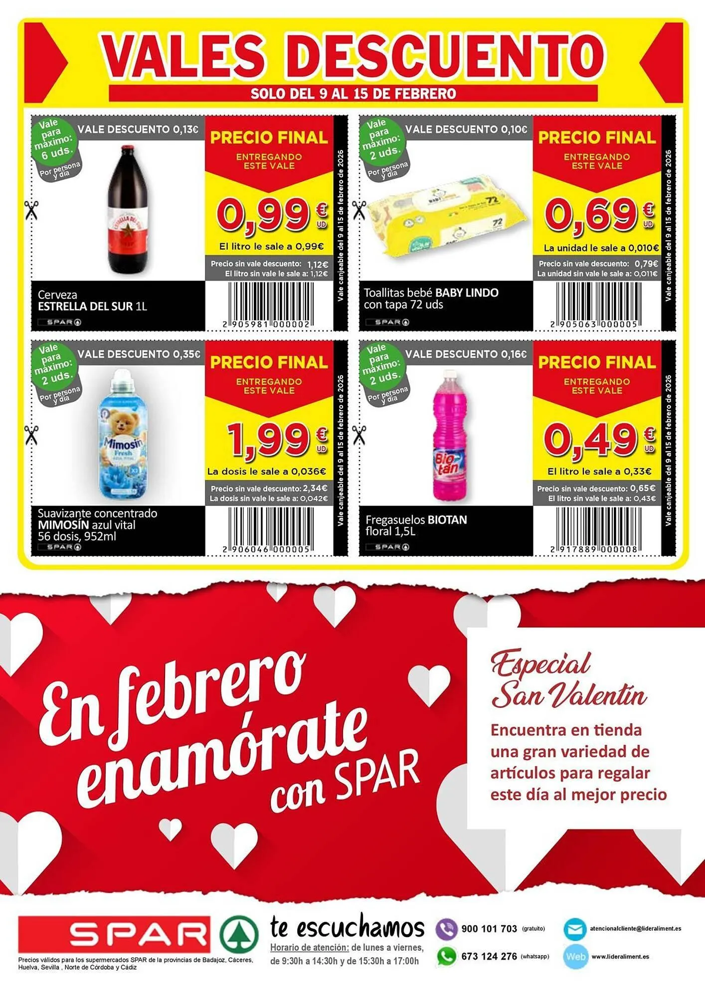 Catálogo de Folleto SPAR 9 de febrero al 15 de febrero 2026 - Página 2