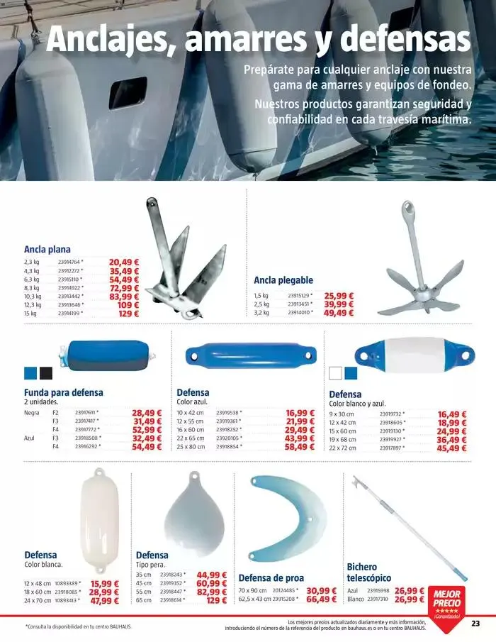 Catálogo de Náutica. Navegación y diversón 8 de abril al 9 de mayo 2025 - Página 23