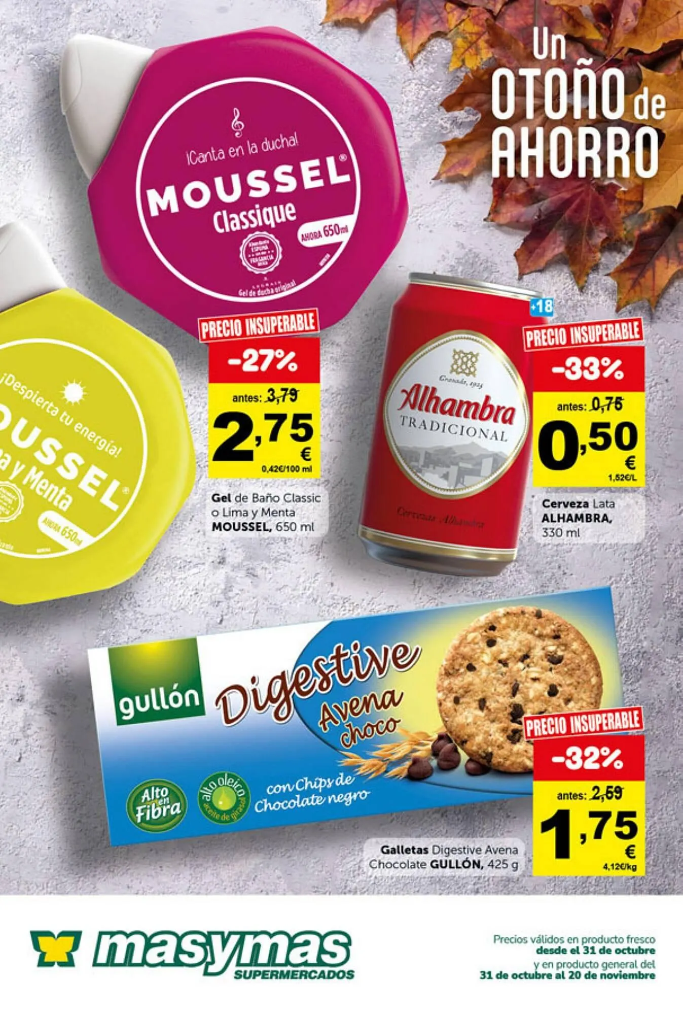 Catálogo de Folleto Masymas 30 de octubre al 20 de noviembre 2025 - Página 1