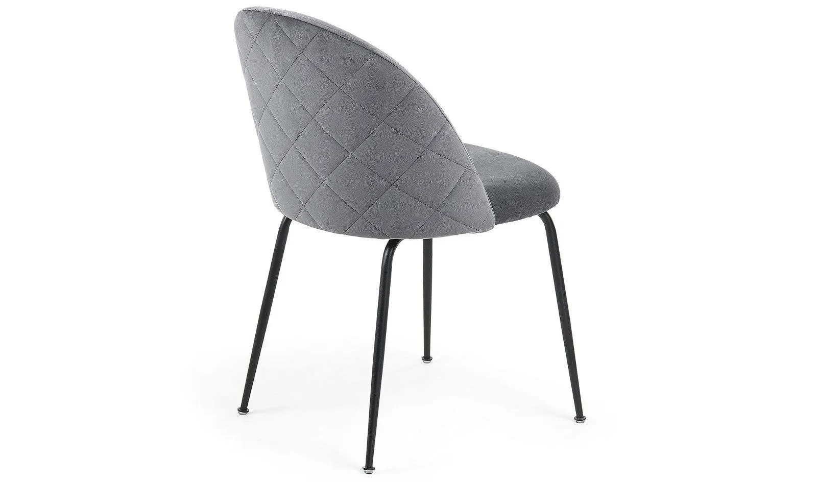 Silla tapizada gris moderna Teremys