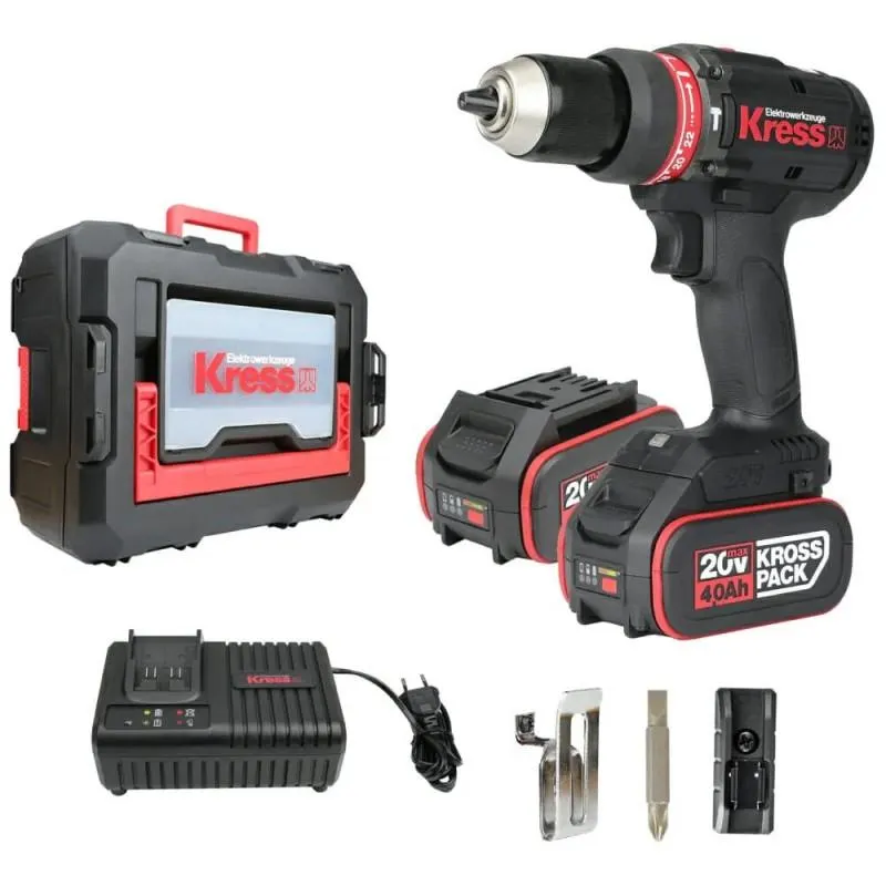 TALADRO PERCUTOR BRUSHLESS 20V 4Ah 2bat – KUC31.2