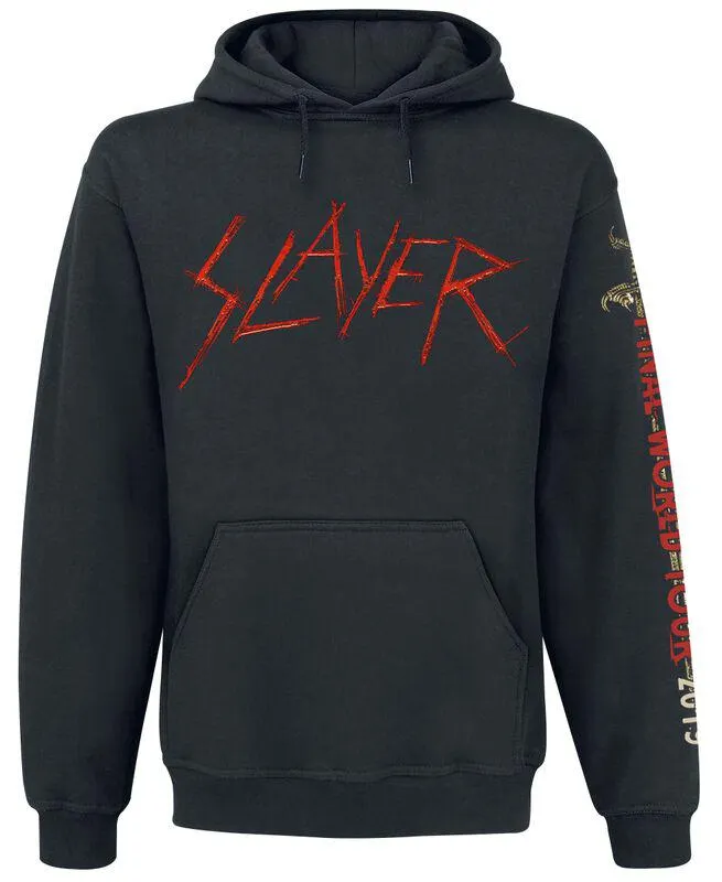 "Final World Tour" Sudadera con capucha Negro de Slayer