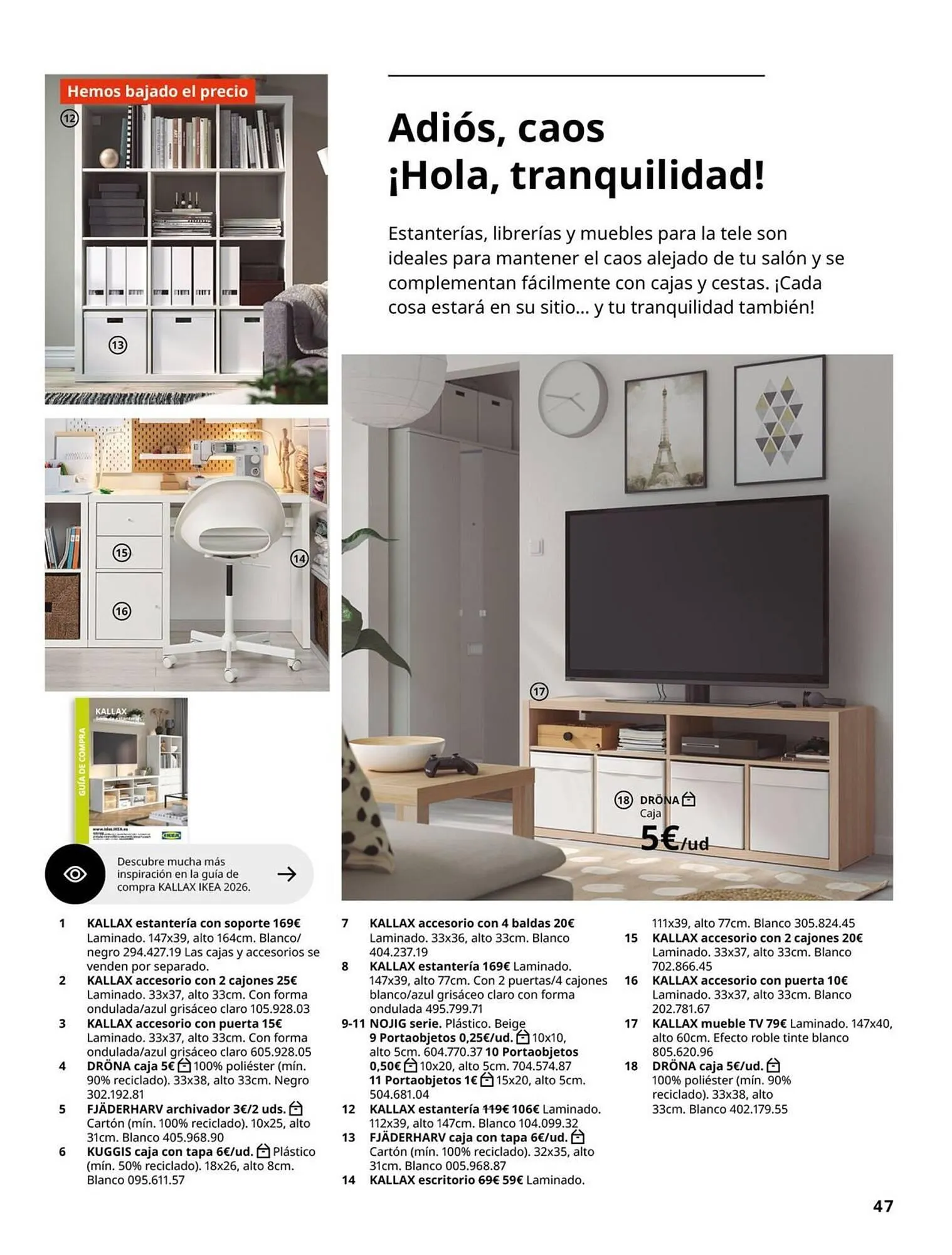 Catálogo de Catálogo IKEA 9 de febrero al 31 de agosto 2026 - Página 47