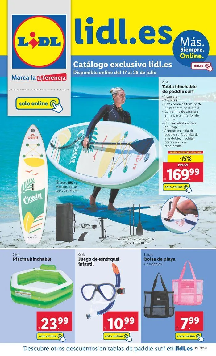 Catálogo de Catálogo Lidl 18 de julio al 28 de julio 2024 - Página 1