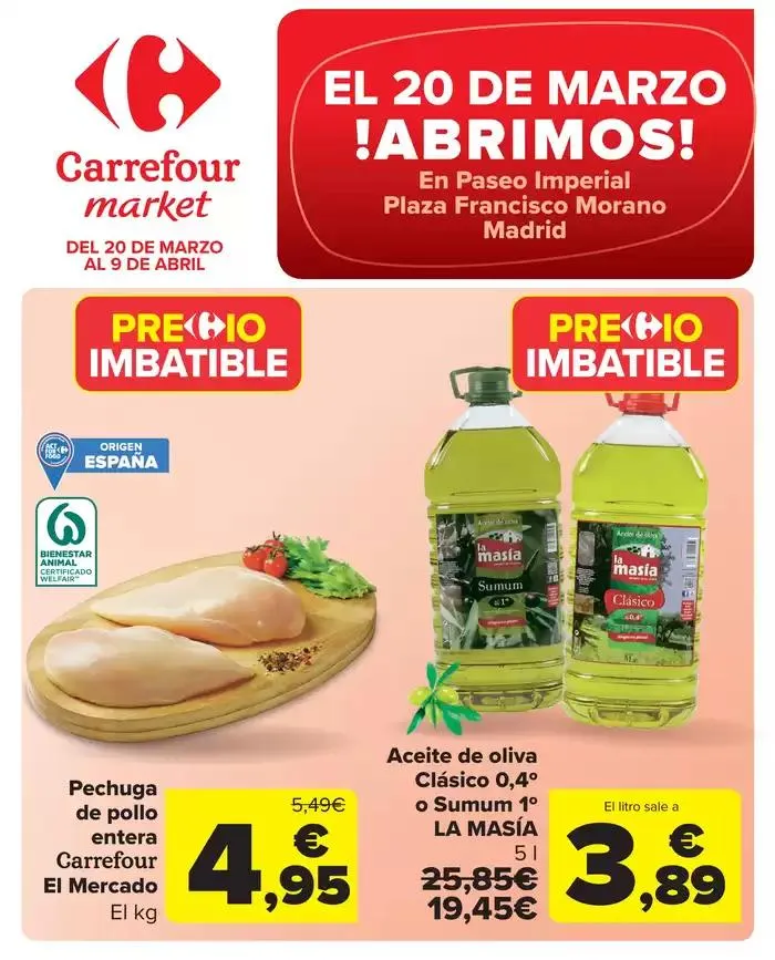 El 20 de marzo ¡Abrimos!  - 1