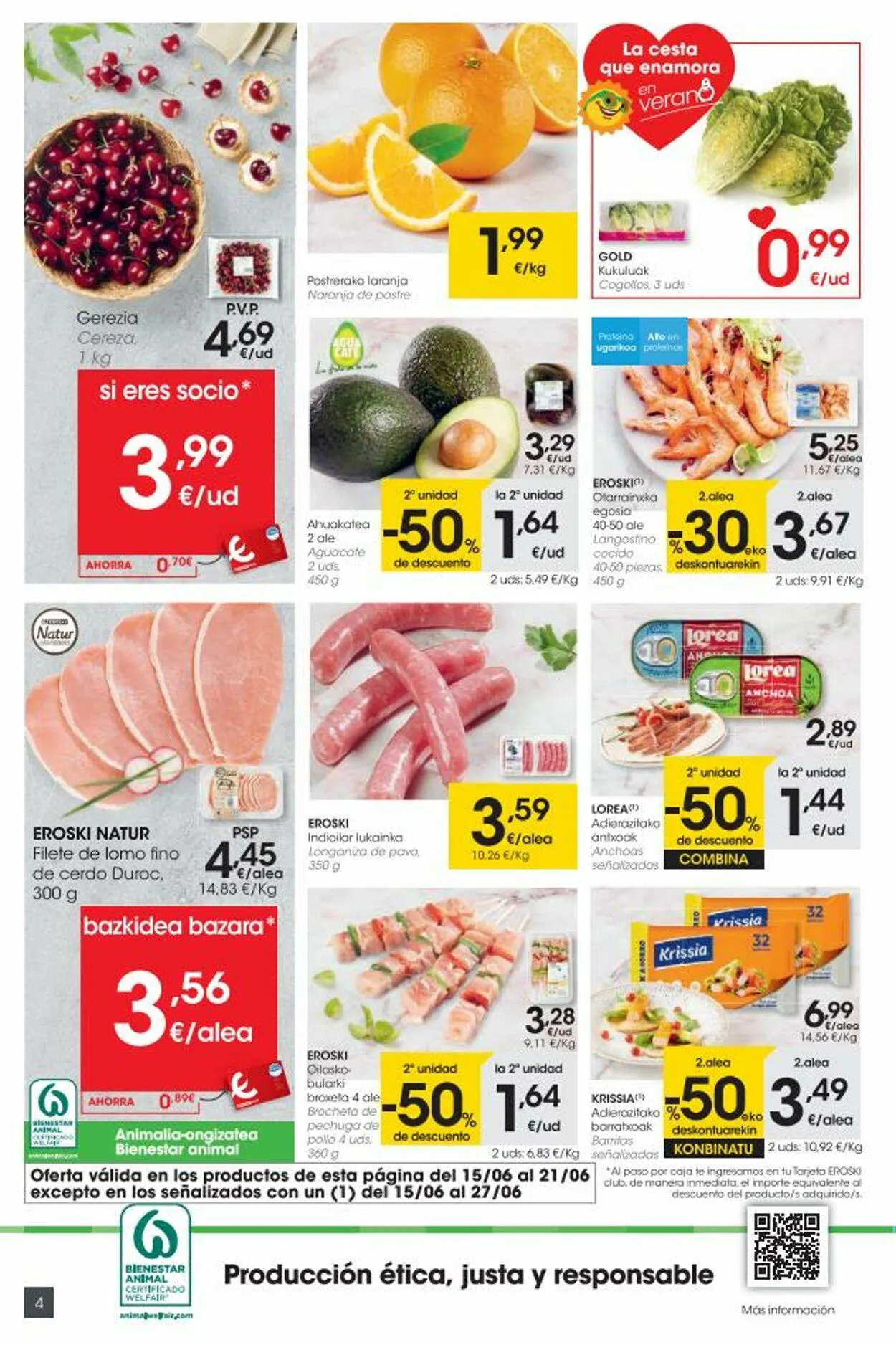 Catálogo de Eroski Oferta actual 1 de abril al 15 de abril 2025 - Página 4