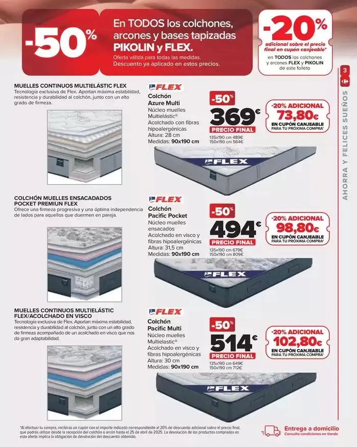 Catálogo de COLCHONES 25 de febrero al 24 de marzo 2025 - Página 3