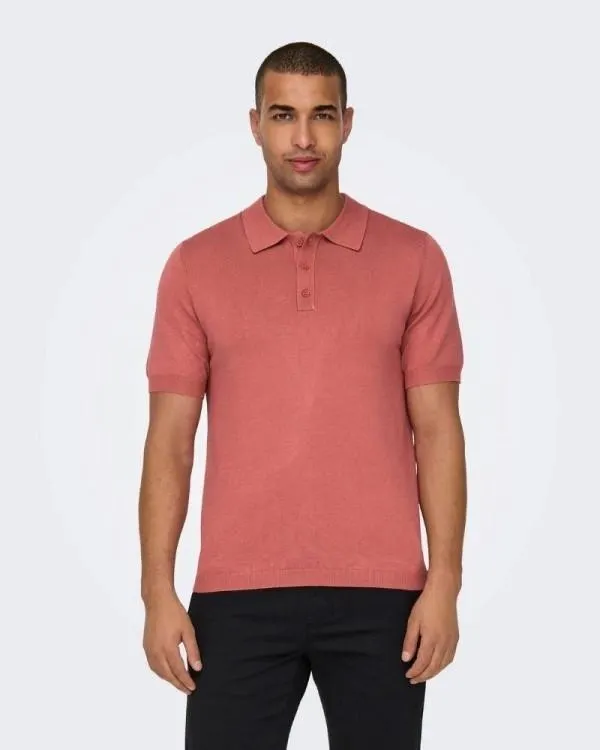 Camisetas Manga corta Polos Hombre Rojo 22022219 WYLER