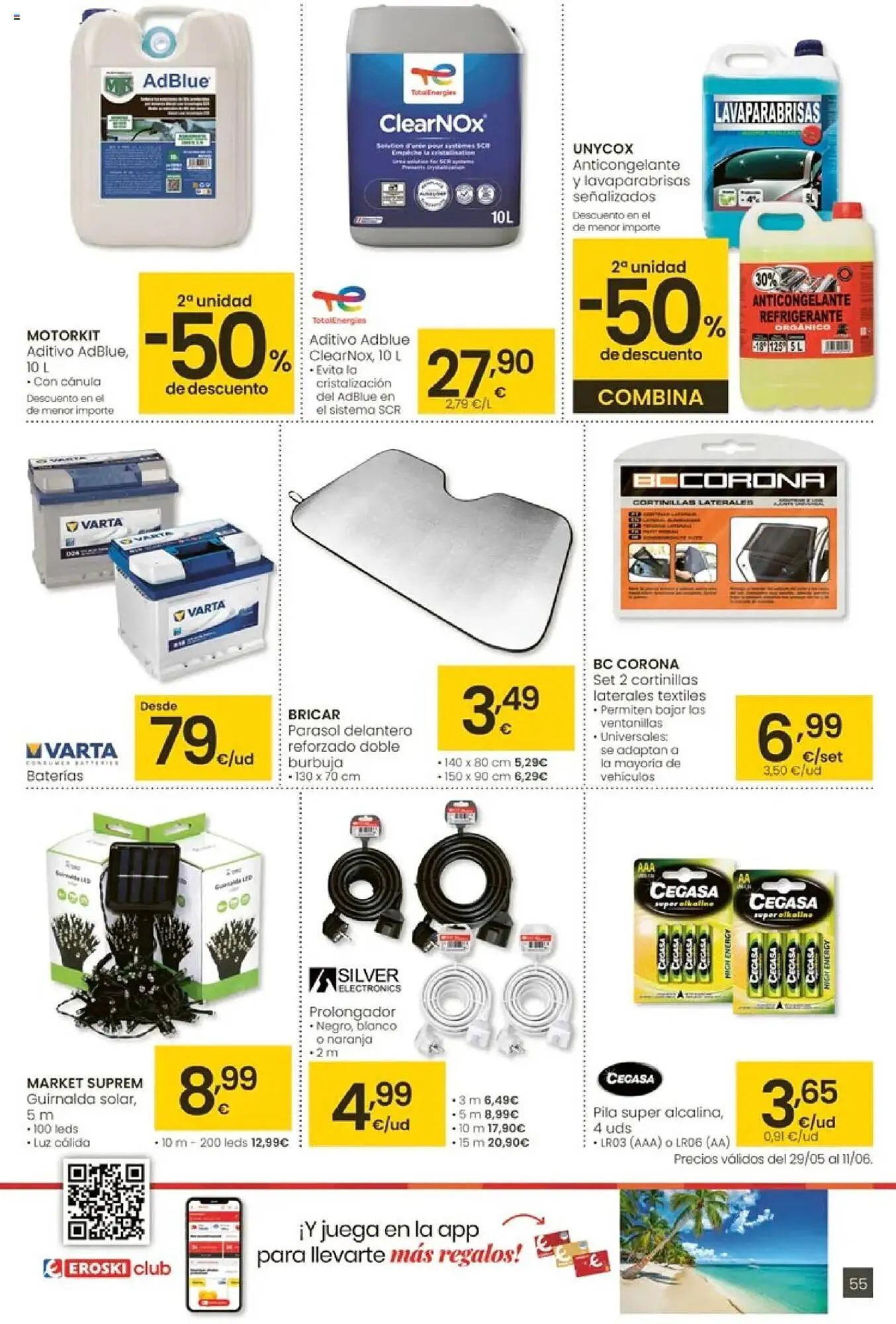 Catálogo de Folleto Eroski 29 de mayo al 10 de junio 2025 - Página 55