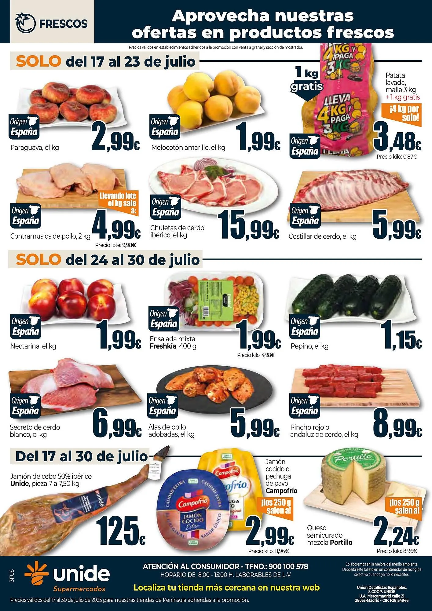 Catálogo de Folleto Unide Supermercados 17 de julio al 30 de julio 2025 - Página 4