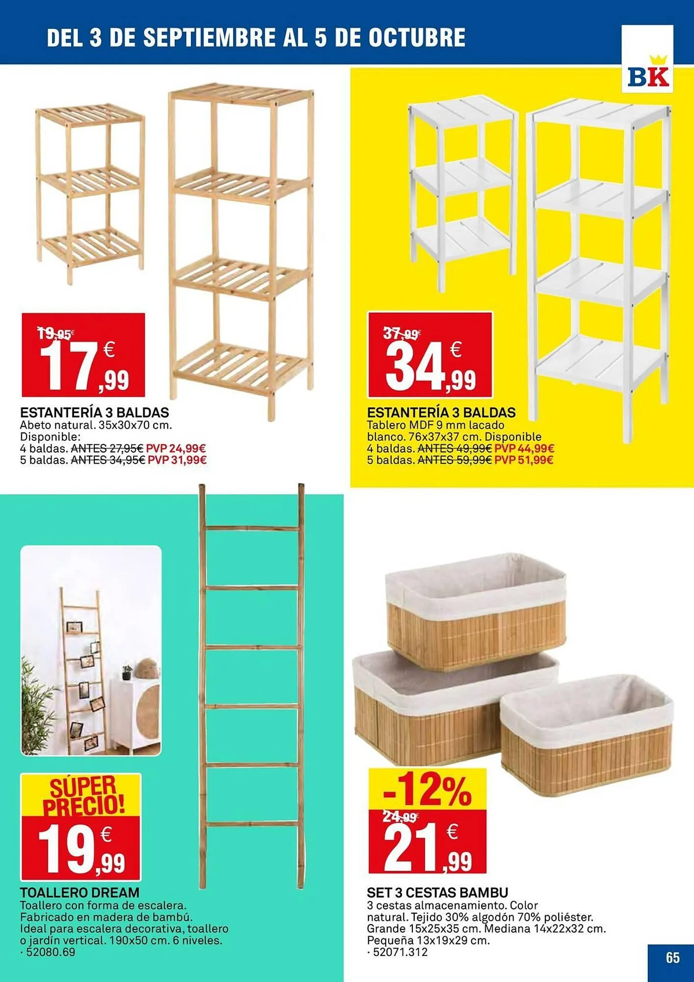 Catálogo de Catálogo Bricoking 3 de septiembre al 15 de octubre 2025 - Página 65