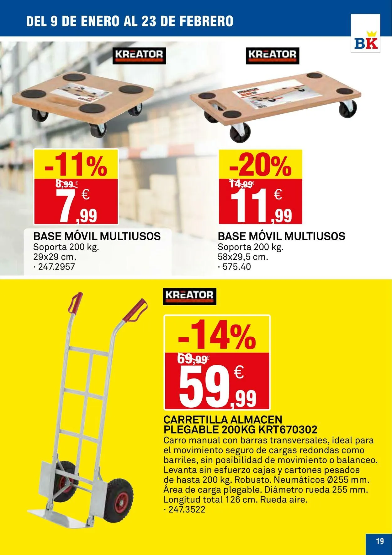 Catálogo de Bricoking Oferta actual 23 de enero al 6 de febrero 2025 - Página 19