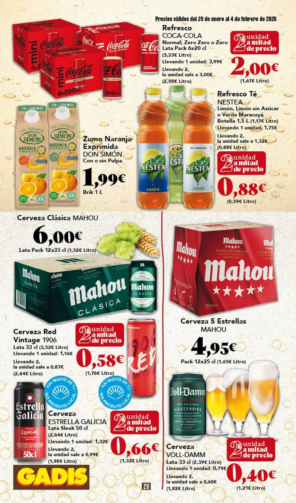 Catálogo de Folleto Gadis 29 de enero al 4 de febrero 2026 - Página 28