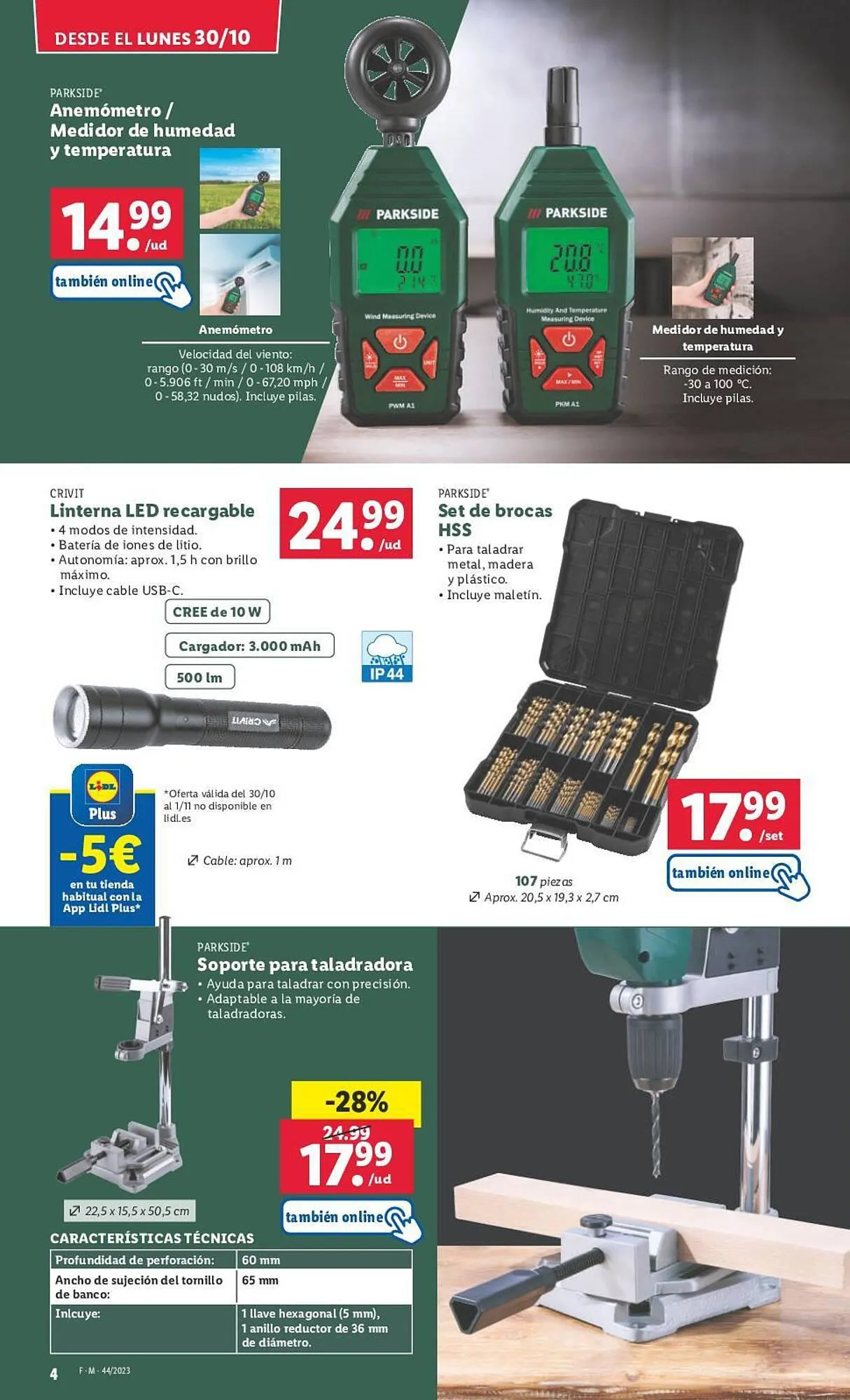 Catálogo de Folleto Lidl 30 de octubre al 5 de noviembre 2023 - Página 28