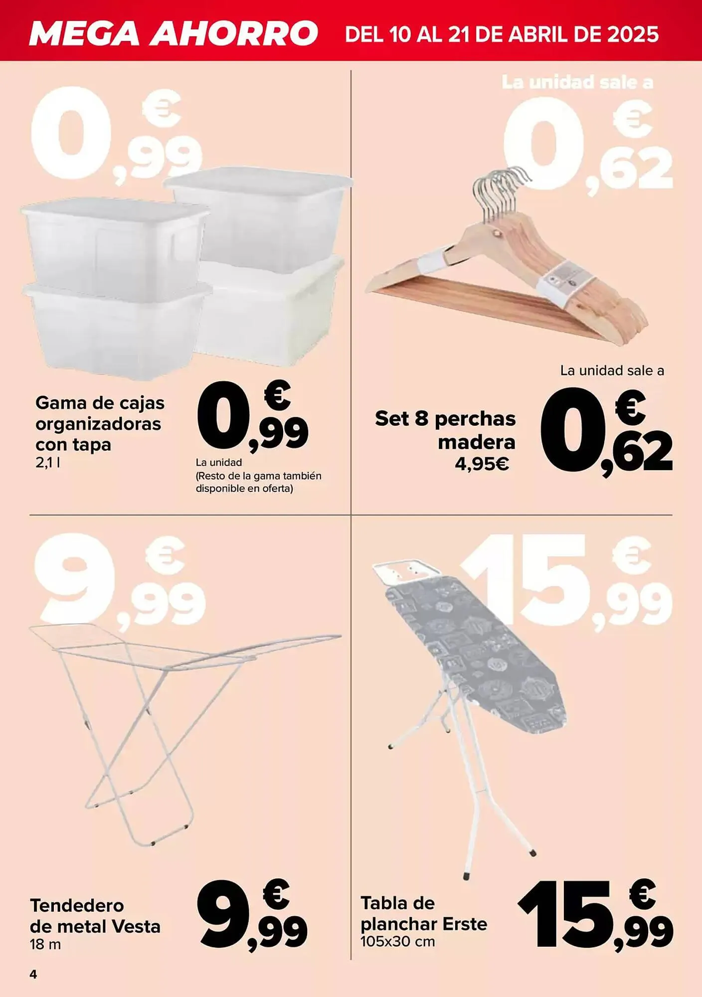 Catálogo de Folleto Carrefour 10 de abril al 21 de abril 2025 - Página 4