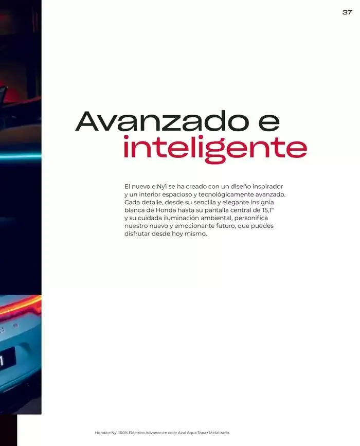 Catálogo de Honda E:Ny1 30 de agosto al 30 de junio 2025 - Página 37