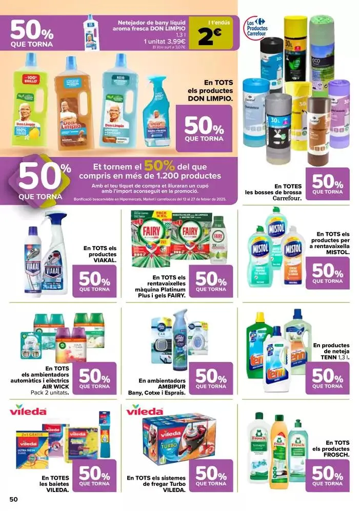 Catálogo de 50% QUE VUELVE 28 de enero al 12 de febrero 2025 - Página 50