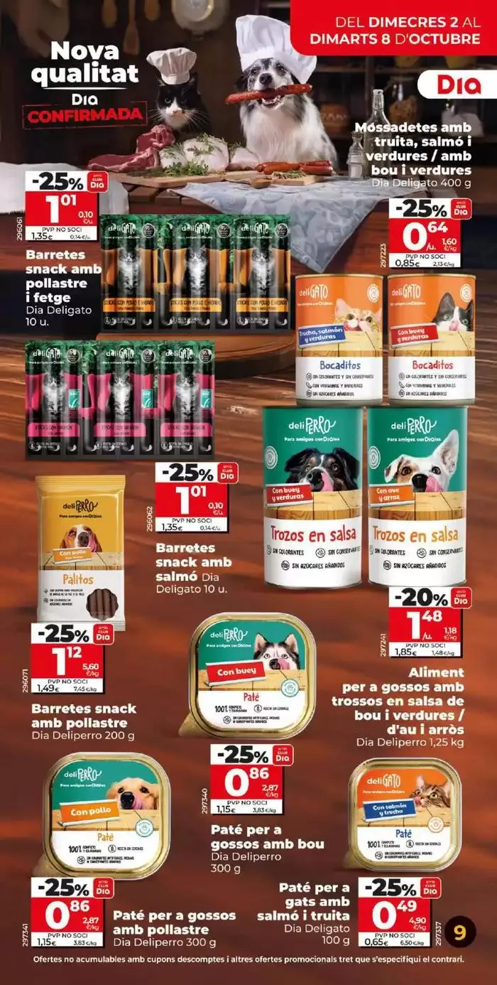 Catálogo de El teu nou Dia del 2 al 8 d'octubre 2 de octubre al 8 de octubre 2024 - Página 9