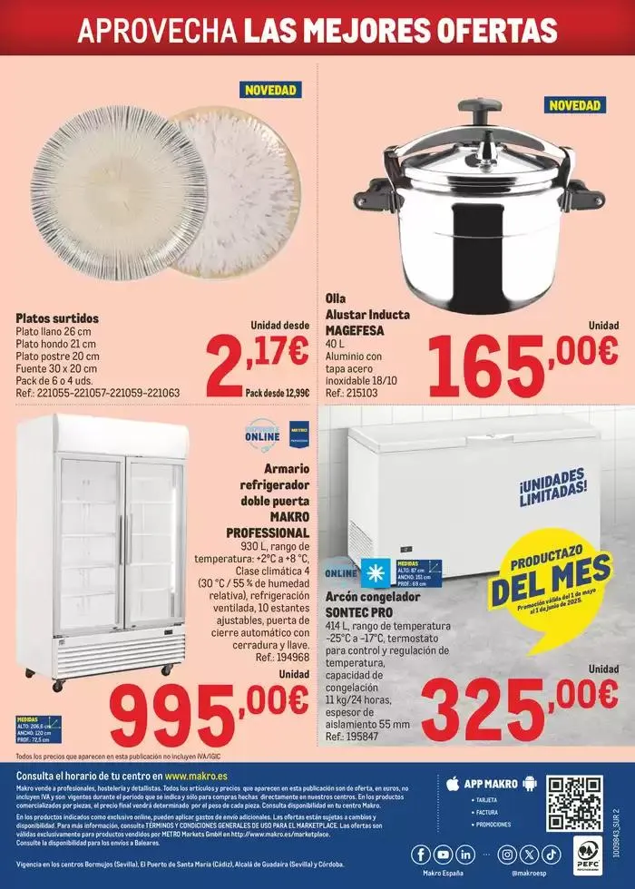 Catálogo de Makro Precios Sur II 5 de mayo al 1 de junio 2025 - Página 32