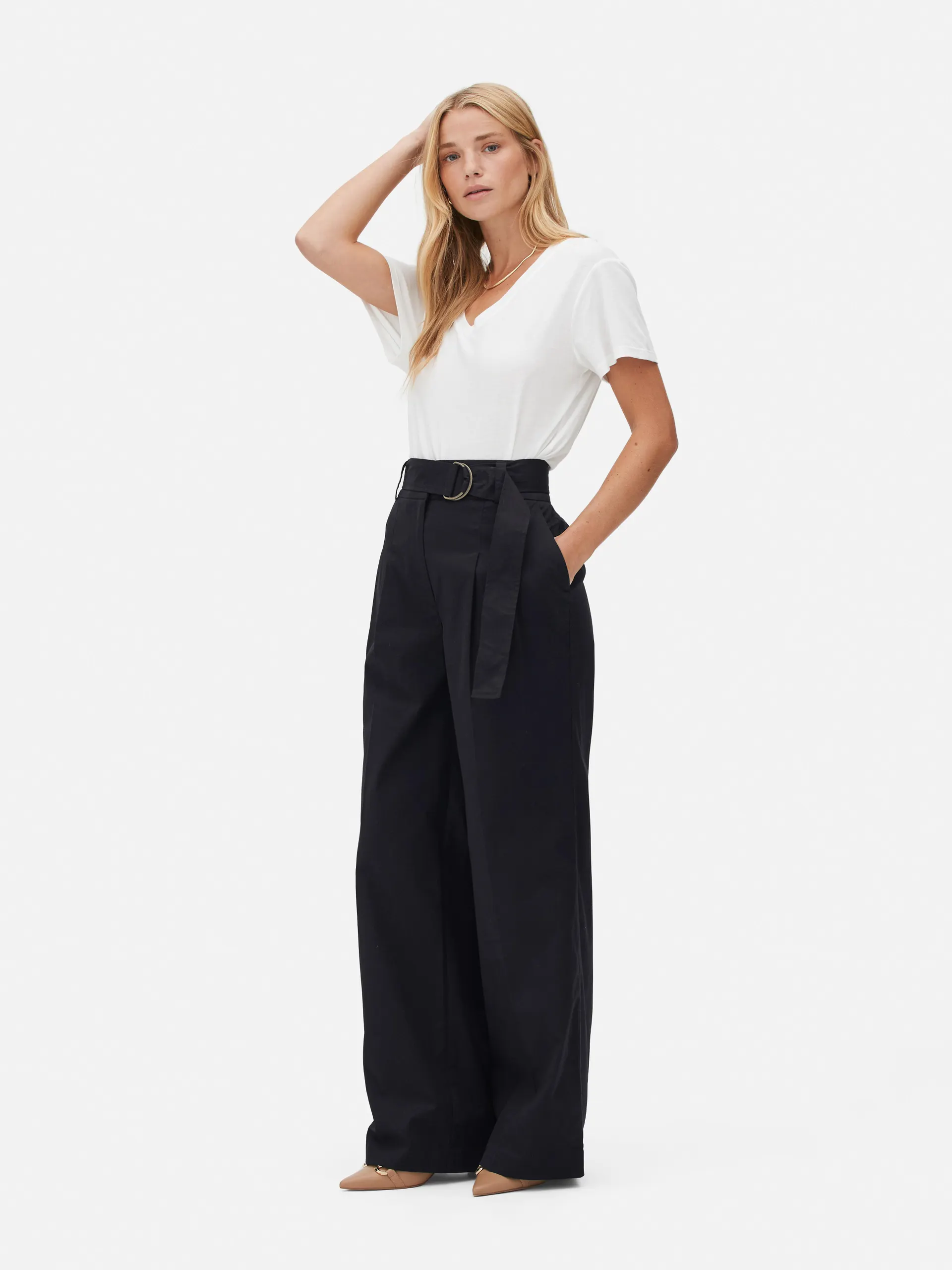 Pantalones de pernera ancha de The Edit