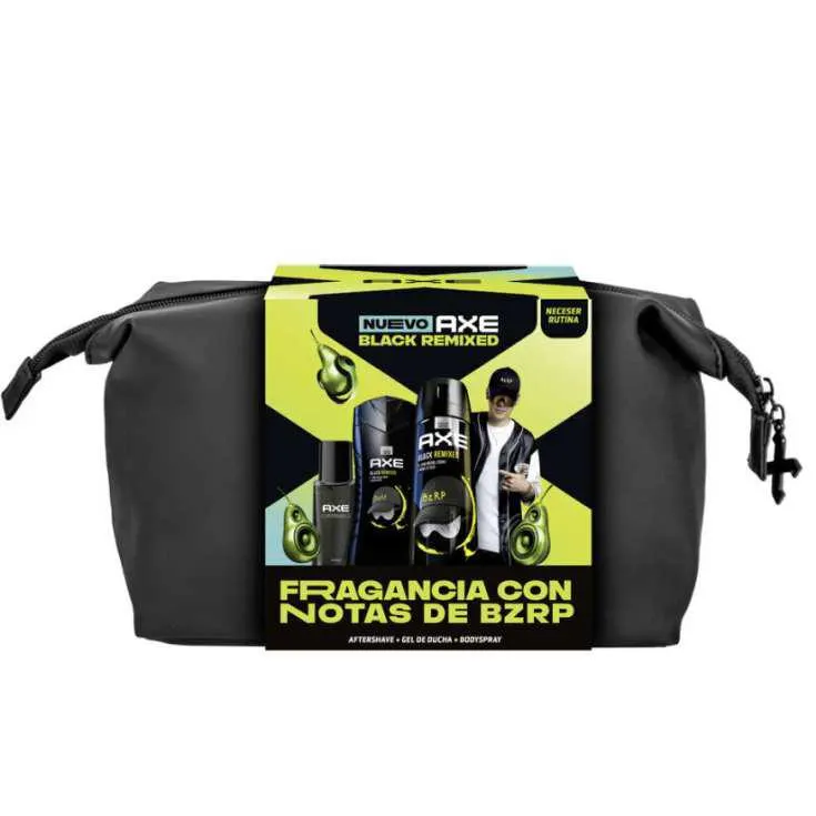 axe black remixed neceser 3 piezas