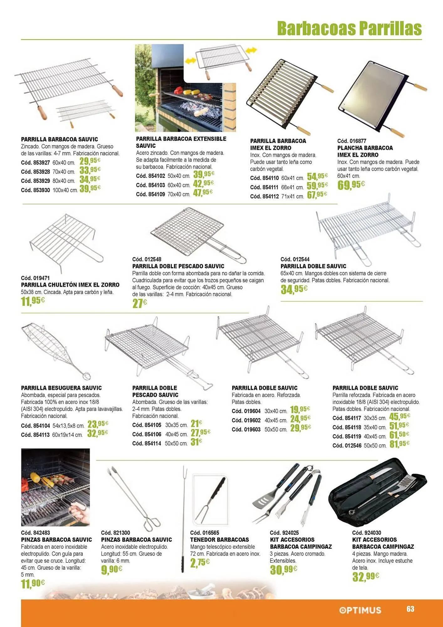 Catálogo de Folleto Optimus 21 de marzo al 31 de agosto 2024 - Página 63