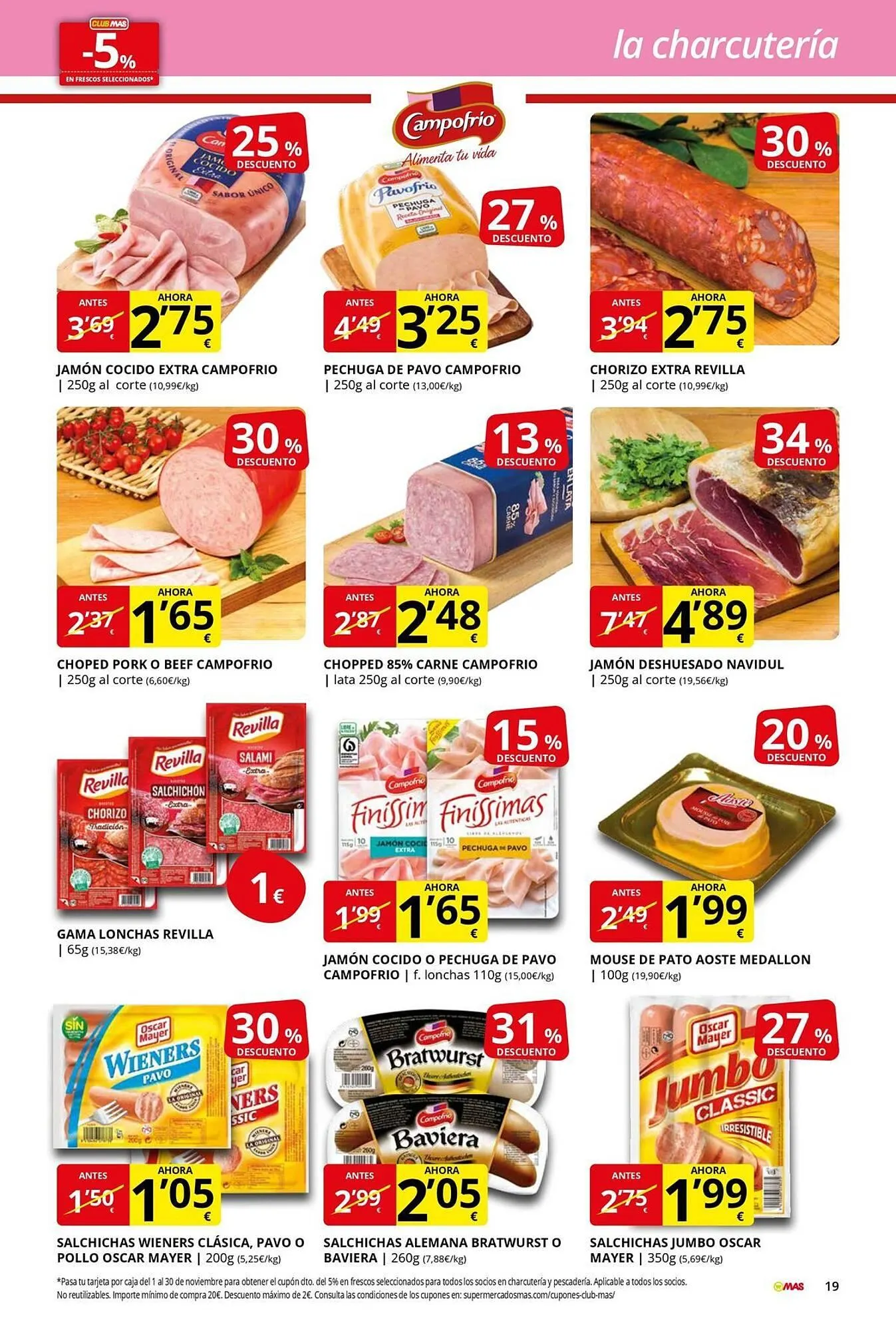 Catálogo de Folleto Supermercados MAS 31 de octubre al 30 de noviembre 2025 - Página 19