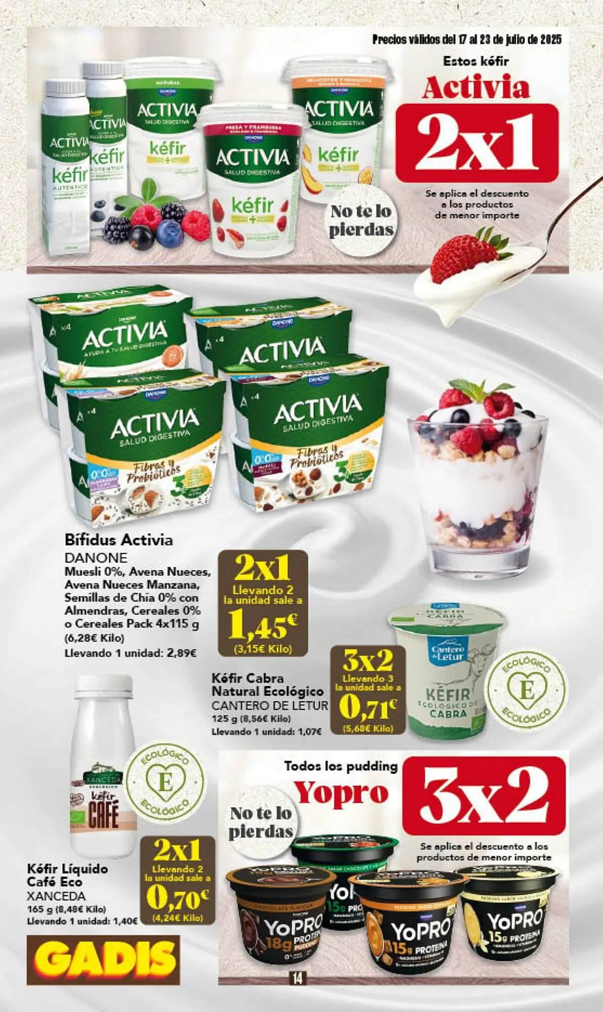 Catálogo de Folleto Gadis 17 de julio al 23 de julio 2025 - Página 14