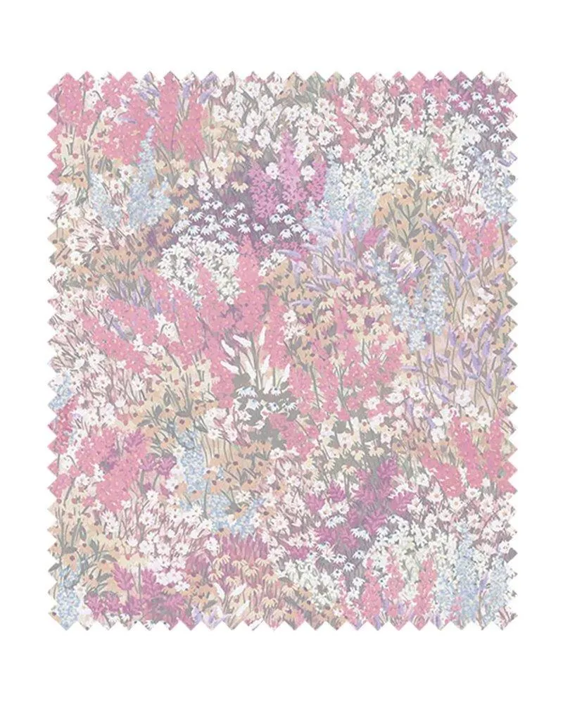 TELAS Grande Fleur Velvet Cerise & Eau de Nil F121-1008