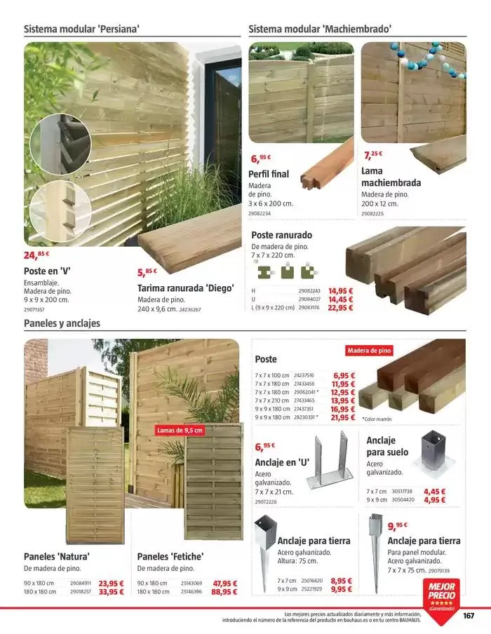 Catálogo de VERANO. Jardín, terraza, balcón. 26 de marzo al 20 de abril 2025 - Página 167