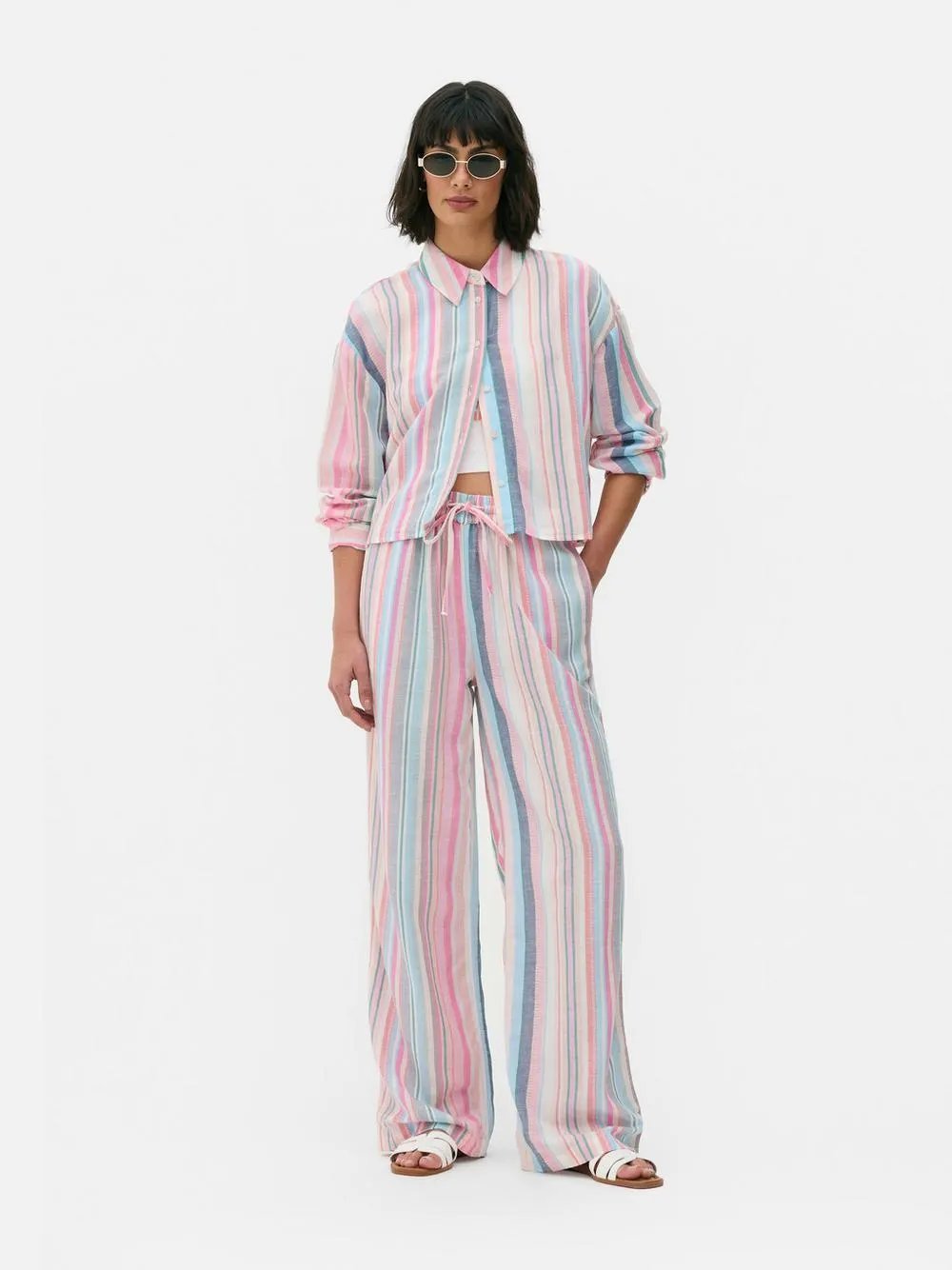 Camisa corta de manga larga