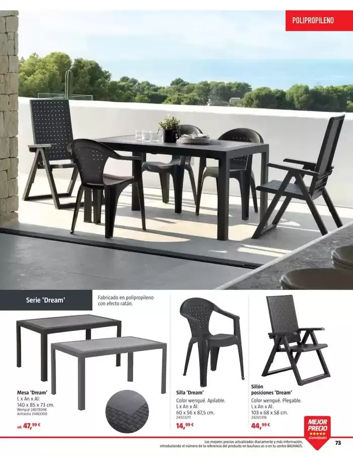 Catálogo de VERANO. Jardín, terraza, balcón. 26 de marzo al 20 de abril 2025 - Página 73