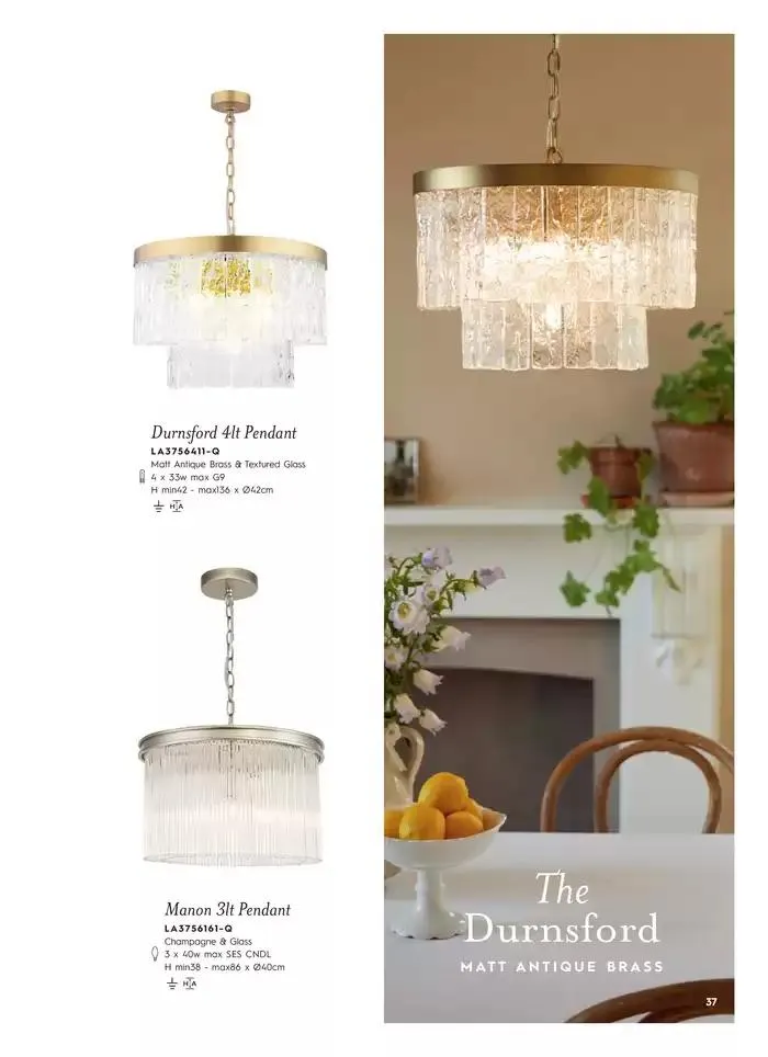 Catálogo de Lighting & Mirror Collection 12 de marzo al 31 de agosto 2025 - Página 39