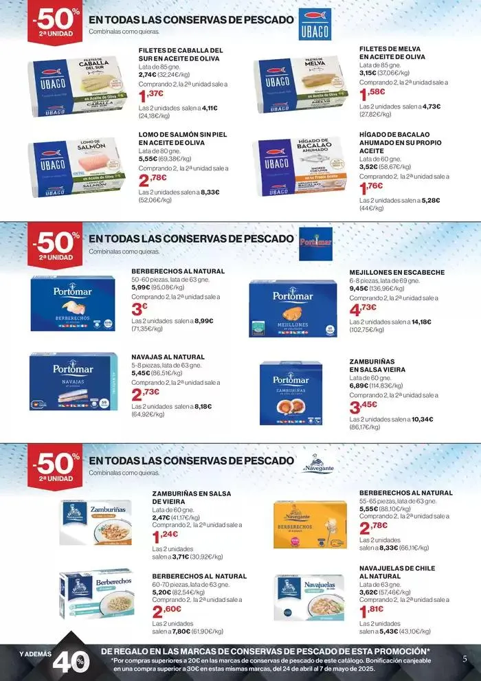 Catálogo de Las mejores marcas en conservas de pescado Canarias 10 de abril al 23 de abril 2025 - Página 5