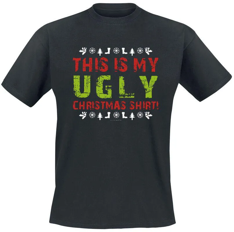 "This Is My Ugly Christmas Shirt!" Camiseta Negro de This Is My Ugly Christmas Shirt!