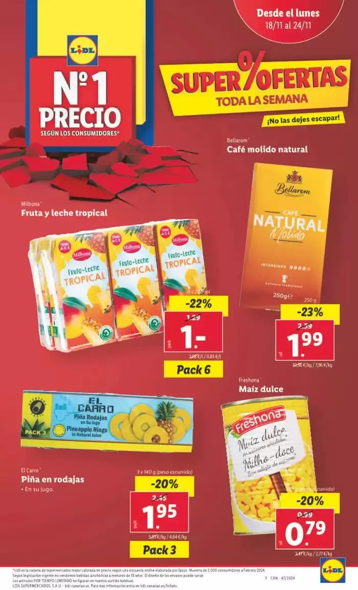 Catálogo de № 1 PRECIO 18 de noviembre al 24 de noviembre 2024 - Página 3