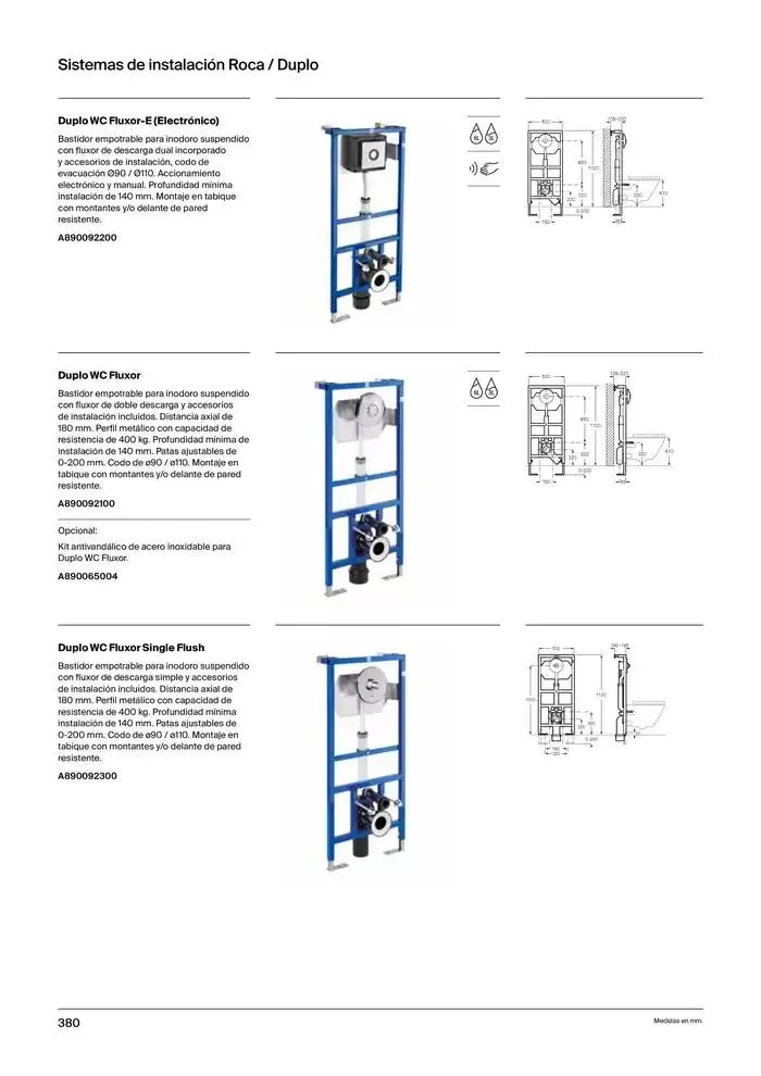 Catálogo de Colecciones de Baño, Muebles y Accesorios 9 de enero al 31 de diciembre 2025 - Página 382