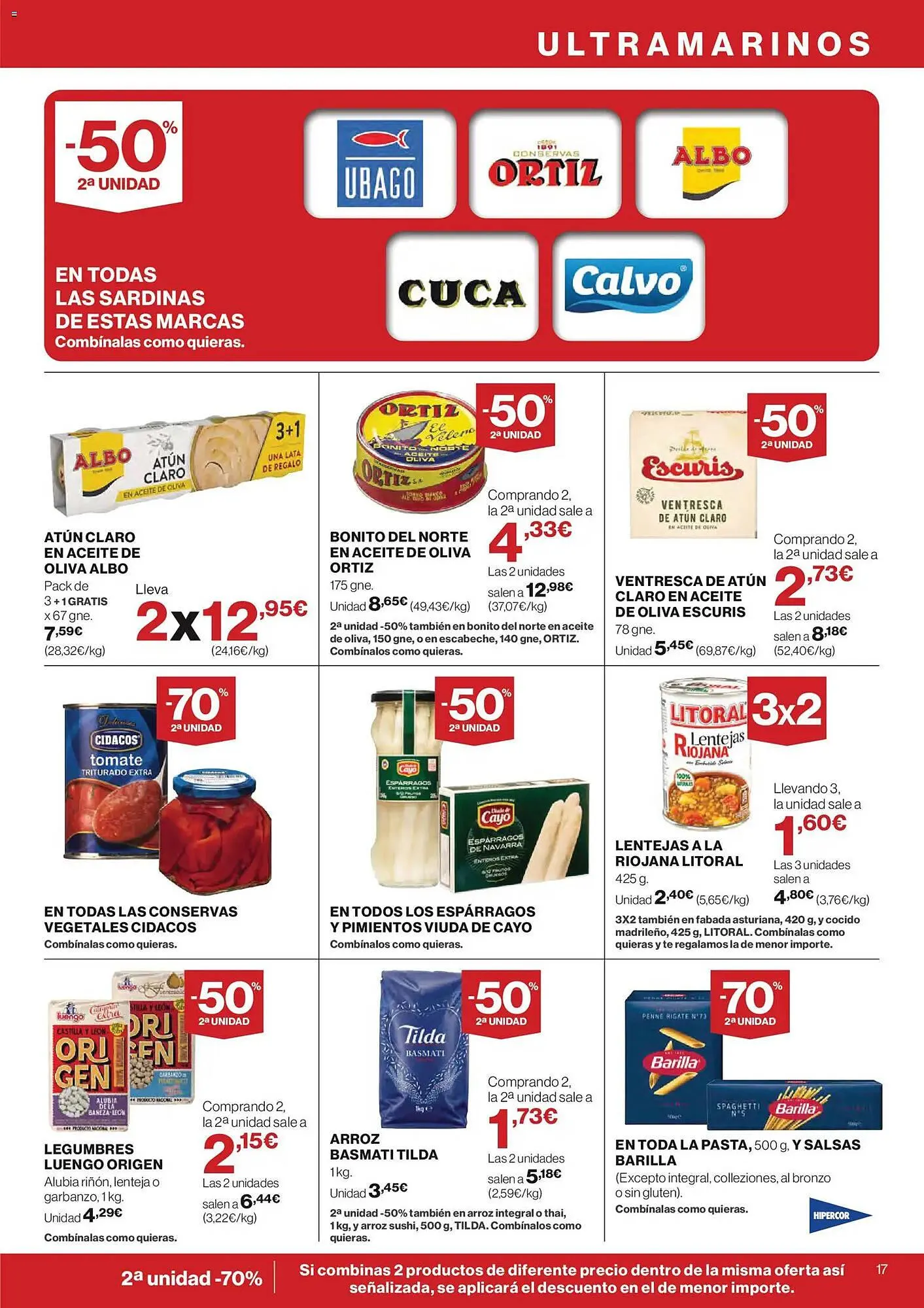 Catálogo de Catálogo Hipercor 12 de marzo al 24 de marzo 2026 - Página 17