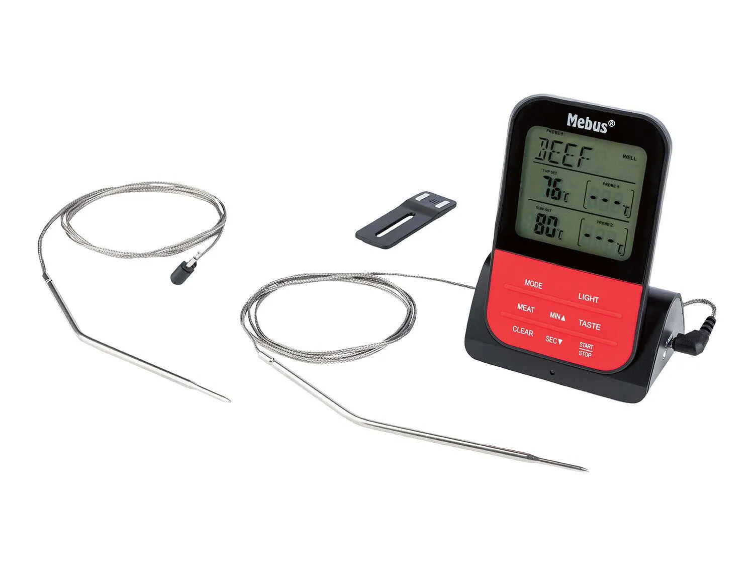 Mebus Termómetro para parrilla inalámbrico