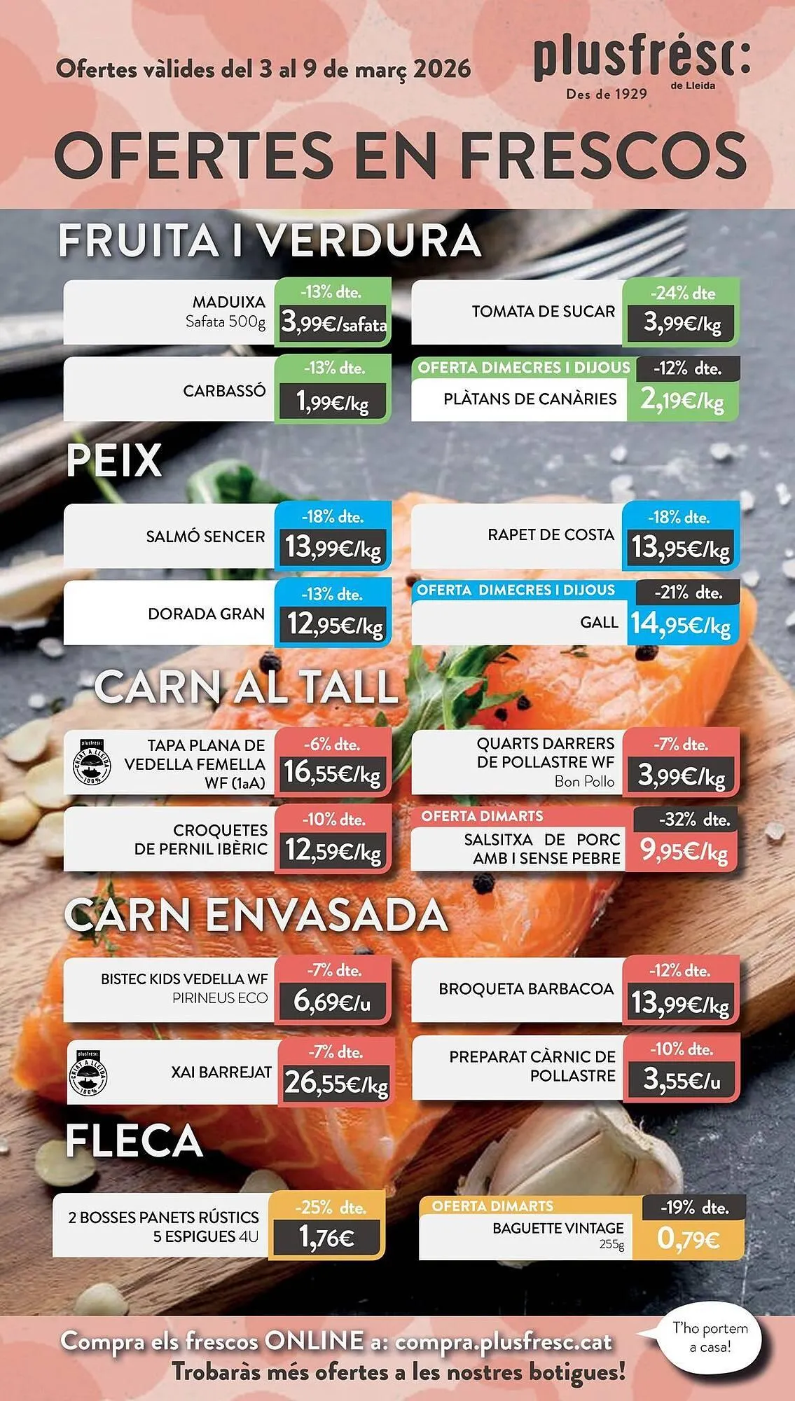 Catálogo de Folleto Plusfresc 3 de marzo al 9 de marzo 2026 - Página 1