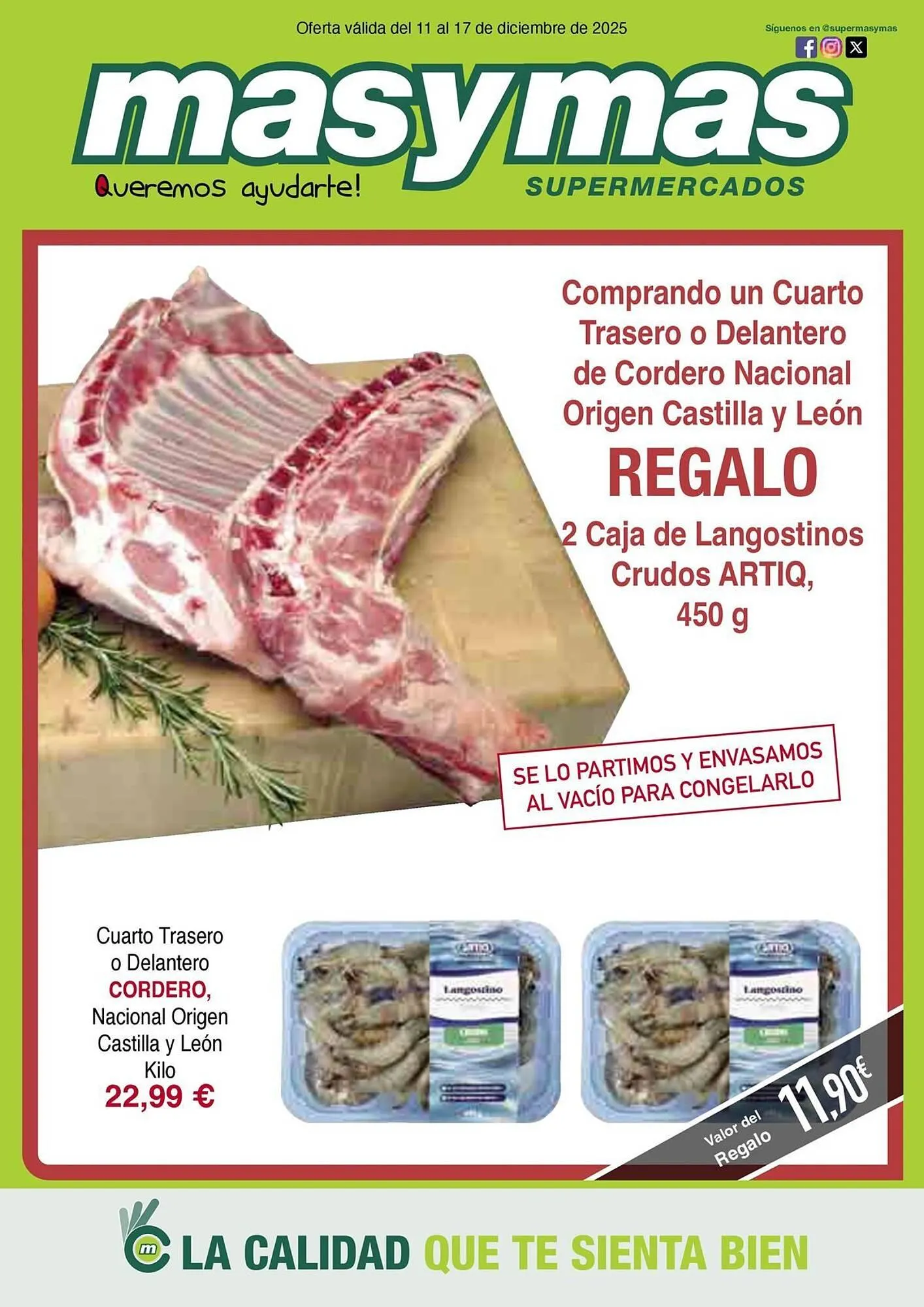 Catálogo de Folleto Masymas 11 de diciembre al 17 de diciembre 2025 - Página 1