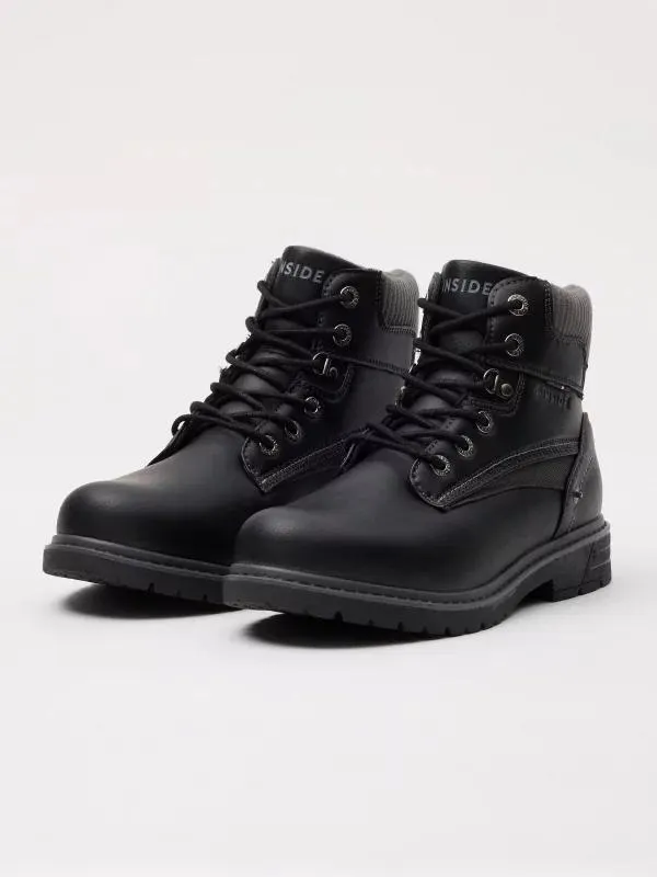 Bota montañera combinada