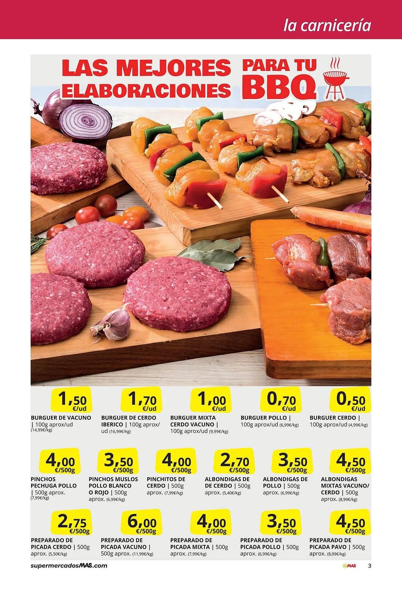 Catálogo de Folleto Supermercados MAS 30 de mayo al 26 de junio 2025 - Página 3