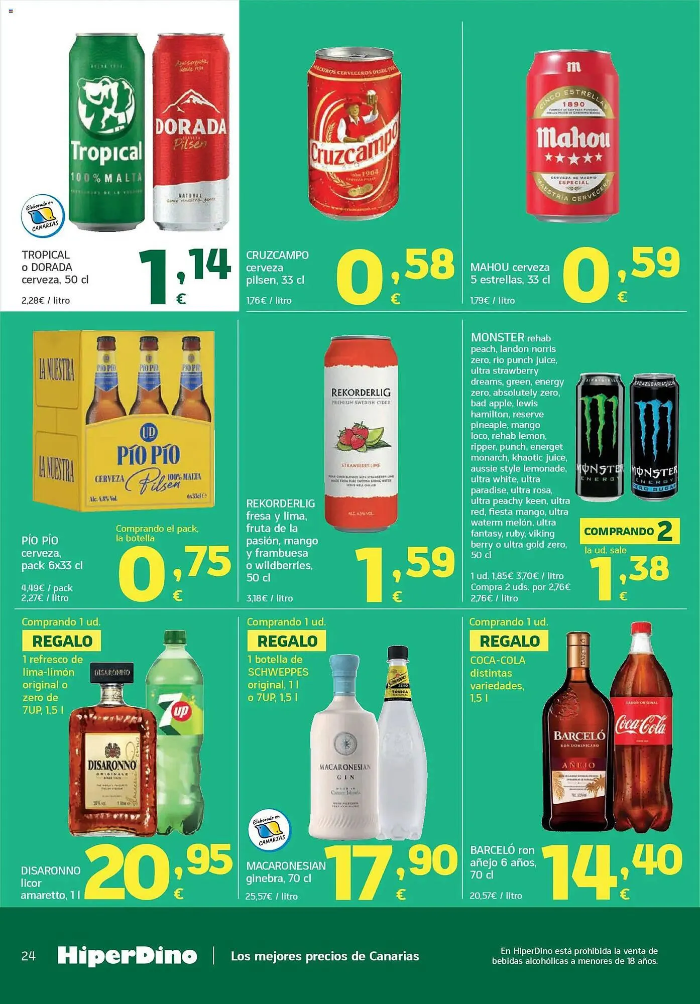Catálogo de Folleto HiperDino 9 de abril al 22 de abril 2026 - Página 24