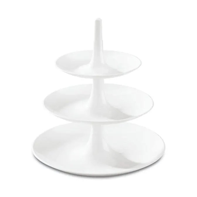 Plato para tarta de 3 pisos Babell L Cotton white